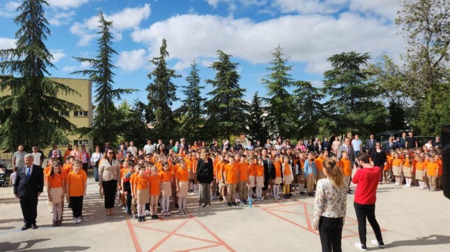 Kırklareli’nde İlköğretim Haftası kutlaması Ziya Gökalp İlkokulu’nda yapıldı