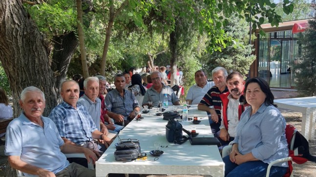 Gazilerle bir araya geldiler