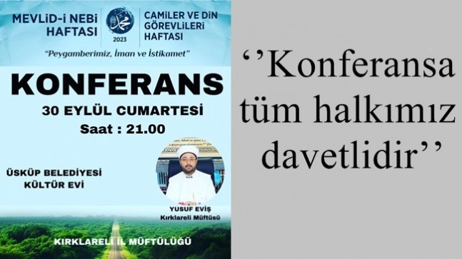 ‘’Konferansa tüm halkımız davetlidir’’