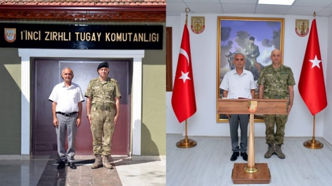 Kaymakam Elmacıoğlu’ndan Tuğgeneral Bulut’a ziyaret