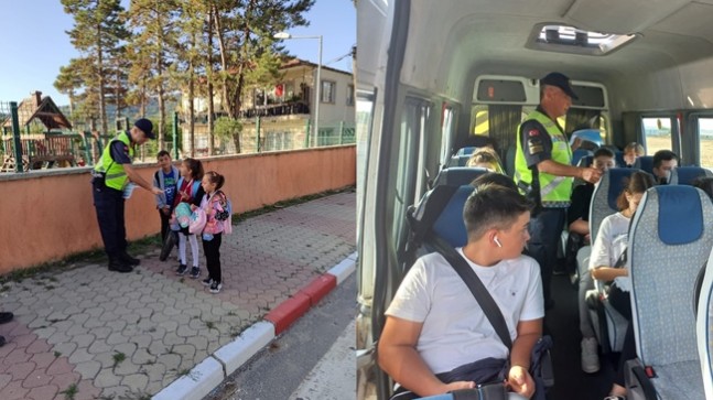 Servis araçlarına bilgilendirme yapıldı