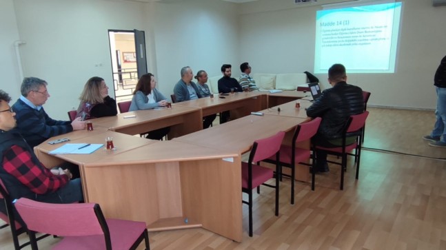 Babaeski MYO’da hizmetiçi eğitim yapıldı