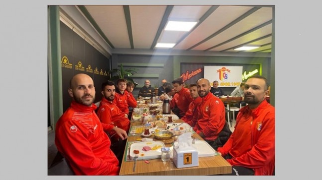 Çorluspor 1947 motivasyonu kahvaltıda sağladı