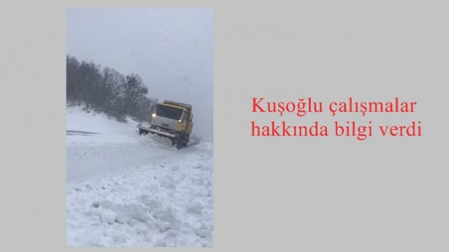 Kuşoğlu çalışmalar hakkında bilgi verdi