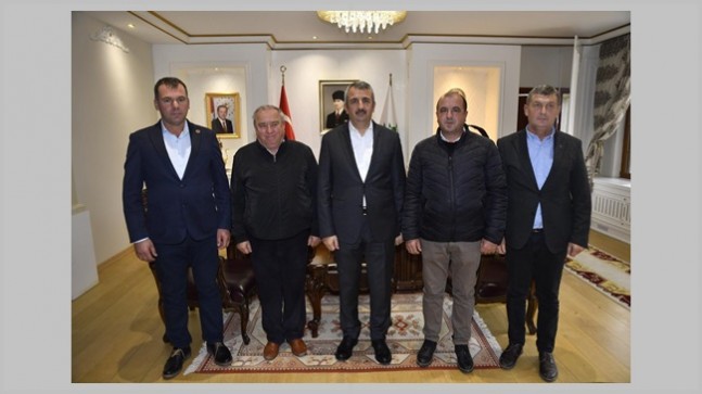 Vali Sezer’e muhtarlardan ziyaret