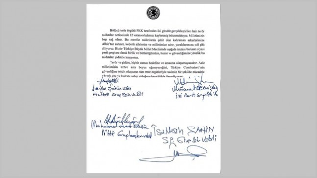 Dağtaş’ın hedefinde ortak bildiriyi imzalamayan 2 parti vardı