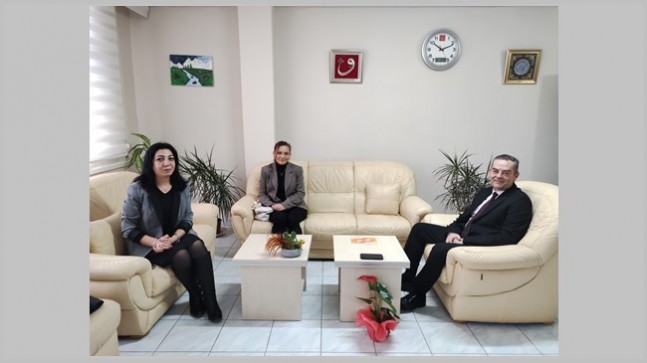 MHP’den Müdür Özbaş’a ziyaret