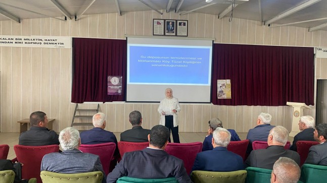 Babaeski İlçe Sağlık Müdürlüğü, Su ve Çevre Sağlığı Eğitimi Düzenledi