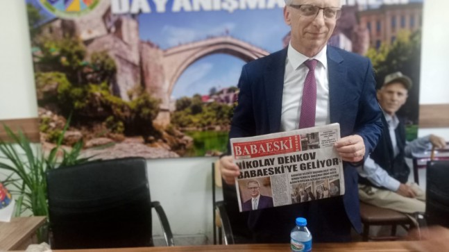 Eski Bulgaristan Başbakanı Denkov’un Babaeski Ziyareti 