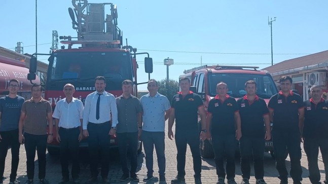 İTFAİYE PERSONELİNE TEŞEKKÜR ZİYARETİ