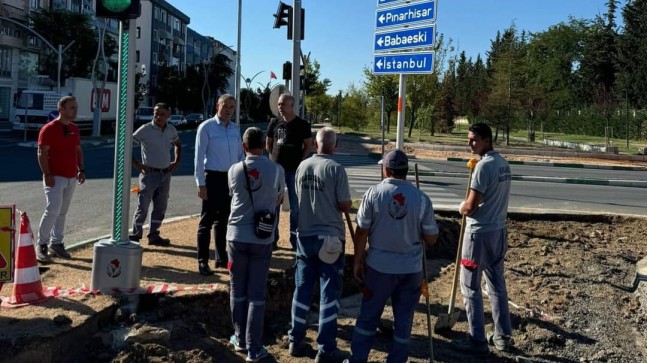 BAŞKAN DERYA BULUT, ELİPTİK KAVŞAK PROJESİ ÇALIŞMALARINI İNCELEDİ