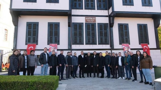 Başkan Derya Bulut’un , TÜRSAB Heyeti ile Atatürk Evi Ziyareti