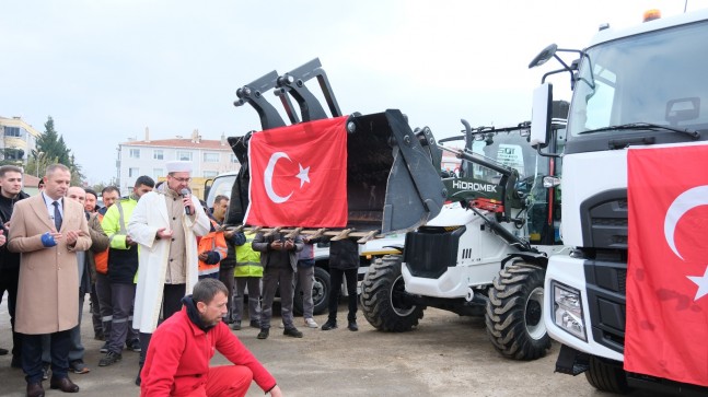 Kırklareli Belediyesi Yeni Araçları Hizmete Aldı