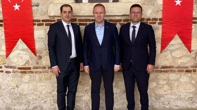 Denizbank Trakya Özel Yatırım Merkezi Şube Müdürü Barış Yaman, Kırklareli TSO Başkanı Soner Ilık’ı Ziyaret Etti