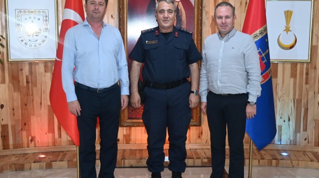 Kırklareli TSO Başkanları Ilık ile Özsan, Kırklareli İl Jandarma Komutanı J. Kd. Alb. Eskitürk’e “Hayırlı olsun” Ziyaretinde Bulundu