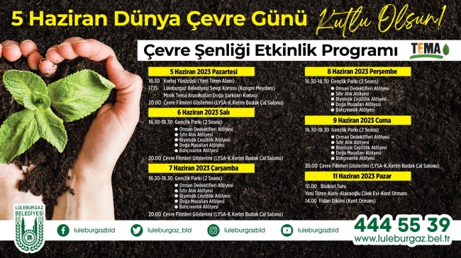 ‘’Yeşil ve yaşanabilir bir çevre oluşturmak bizim elimizde!’’