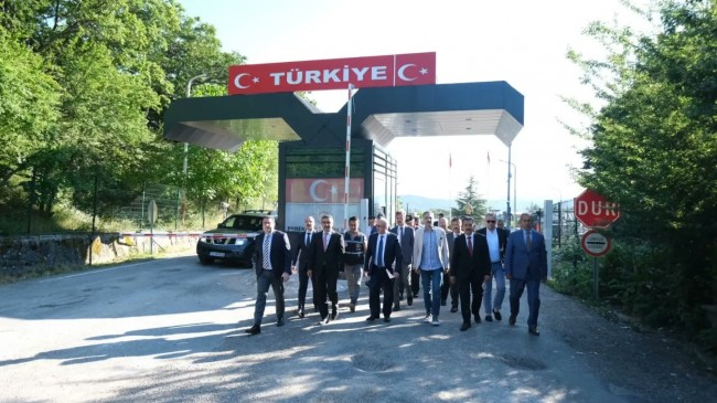 Dereköy sınır kapısında yerinde inceleme
