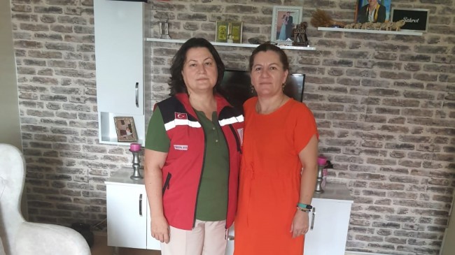 Şehidin kardeşine ziyaret