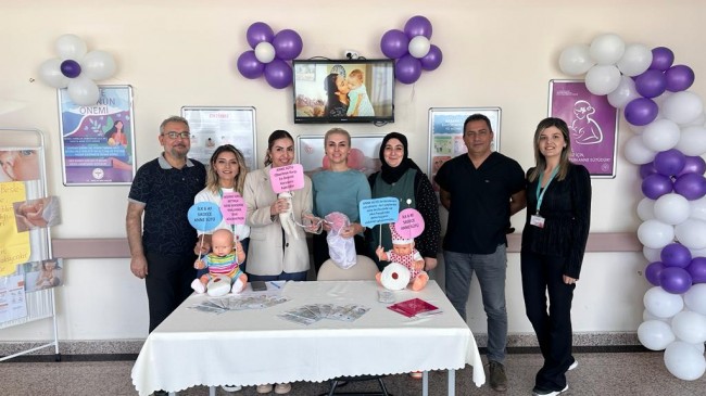 Babaeski Devlet Hastanesi Emzirme Haftasında stant açtı