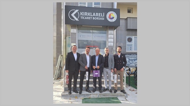 Kırklareli Ticaret Borsasına nezaket ziyareti