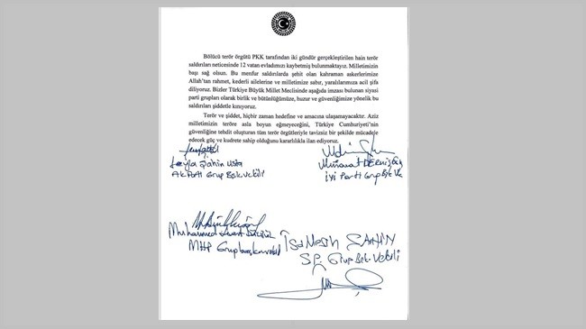 Dağtaş’ın hedefinde ortak bildiriyi imzalamayan 2 parti vardı