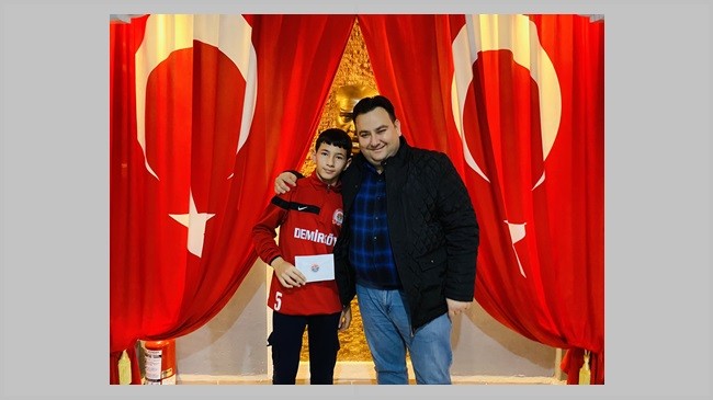Demirköy’ün gurur olan sporcuya ödül