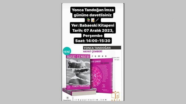 Yeni kitabını hemşerileri için imzalayacak