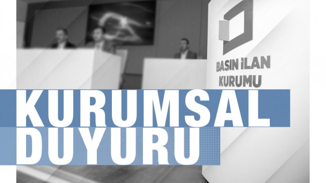 Basın derneklerine ve azınlık gazetelerine yapılacak yardımlara ilişkin duyuru