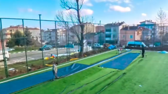 İğneada Atatürk Okulu’na Modern Spor Sahaları Geliyor 