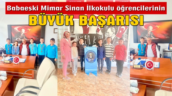 Miniklerden Babaeski’ye büyük gurur