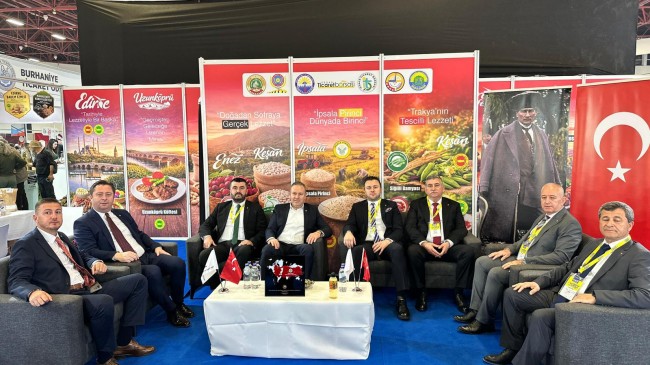 KIRKLARELİ TSO BAŞKANLARI YÖREX FUARI’NIN AÇILIŞINA KATILDI