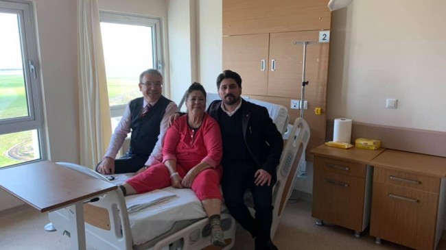 Başkan Yağcı’dan hastane ziyareti