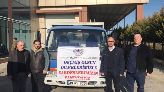 BTSO’dan Elazığ ve Malatya’ya yardım eli uzandı