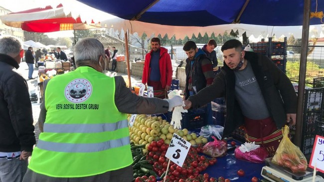 Pehlivanköy’de koronavirüse karşı tedbirler alınmaya devam ediyor