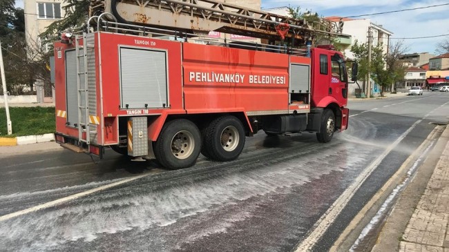 Pehlivanköy’de korona önlemleri alınmaya devam ediyor
