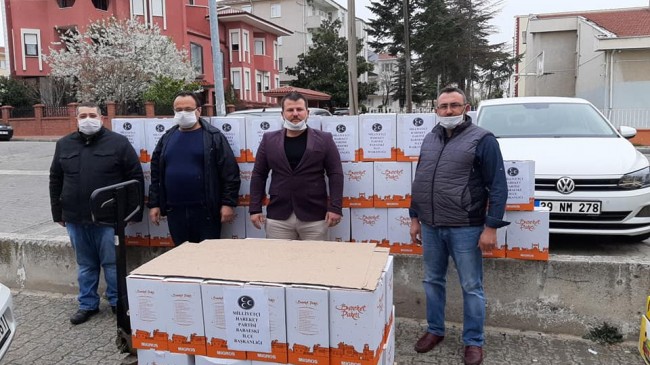 MHP ihtiyaç sahiplerini unutmadı