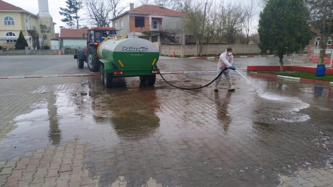 Büyükmandıra’da korona önlemi