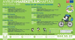 Avrupa Hareketlilik Haftası’na dolu  dolu program