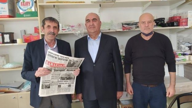 CHP Babaeski İlçe Başkanı  Erol Mutlu ‘ ya Ziyaret