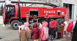 Miniklerden itfaiye ziyareti