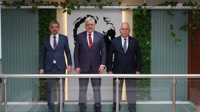 CHP adayından Başkan Gerenli’ye ziyaret
