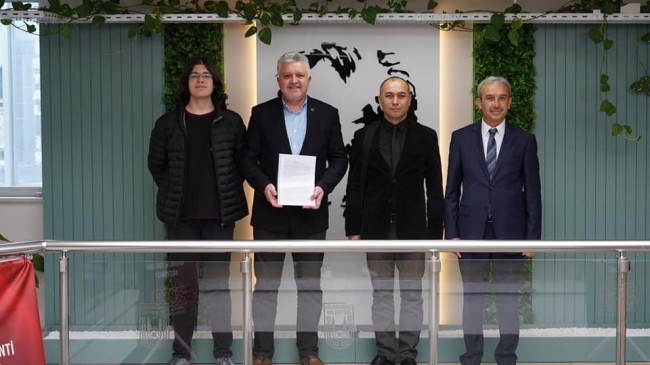 Başkan Gerenli TÜBİTAK bölge birincisiyle buluştu