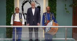 Gerenli Ramazan davulcularıyla bir araya geldi