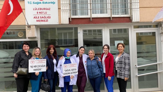 Aşı günü için ASM ziyareti