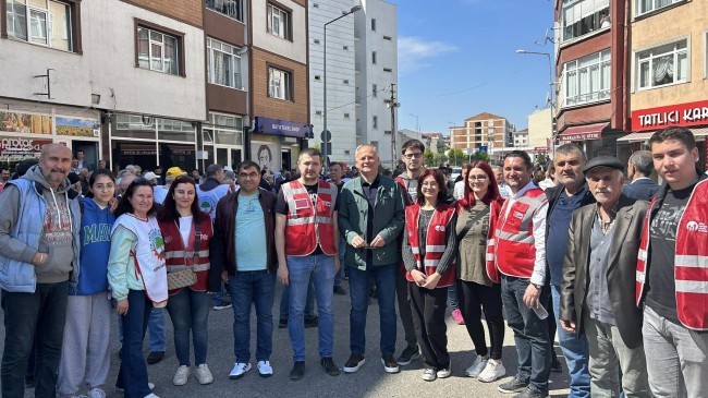 Türker 1 Mayıs’a katılanlara teşekkür etti