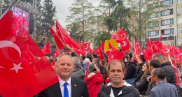 Başkan Türker Çorlu’da İmamoğlu mitingindeydi