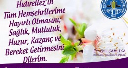 Başkan Çamlıca’dan Hıdırellez mesajı
