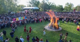 Edirne’de Kakava ateşi yandı bahar geldi