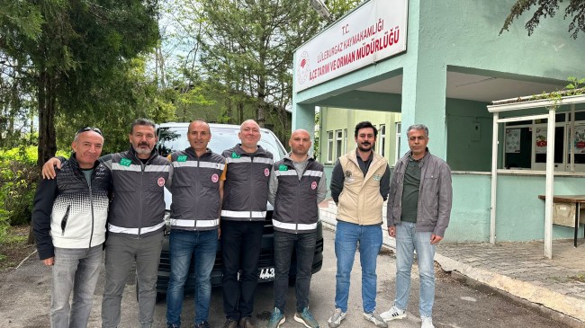 4 personelle deprem bölgesinde saha çalışmaları yapılıyor