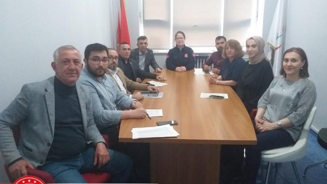 Müdür Cerit toplantıya katıldı